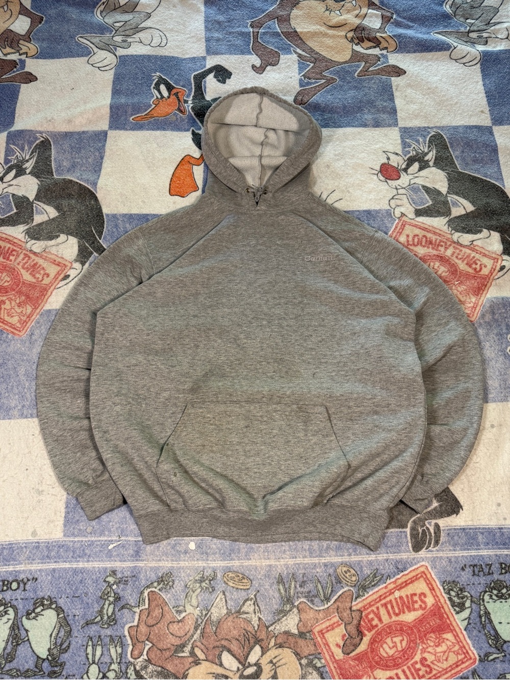 Vintage Carhartt spell out hoodie